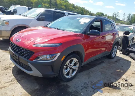 2022 Hyundai Kona Sel из США, поврежденный, VIN KM8K6CABXNU895775